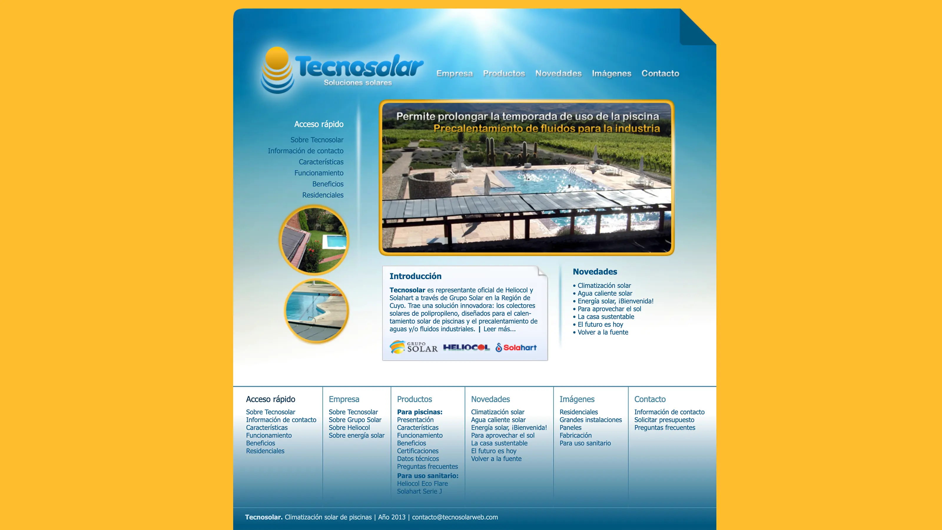 Tecnosolar Old Website